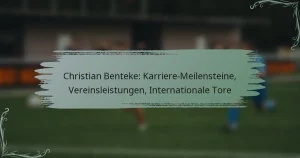 Christian Benteke: Karriere-Meilensteine, Vereinsleistungen, Internationale Tore